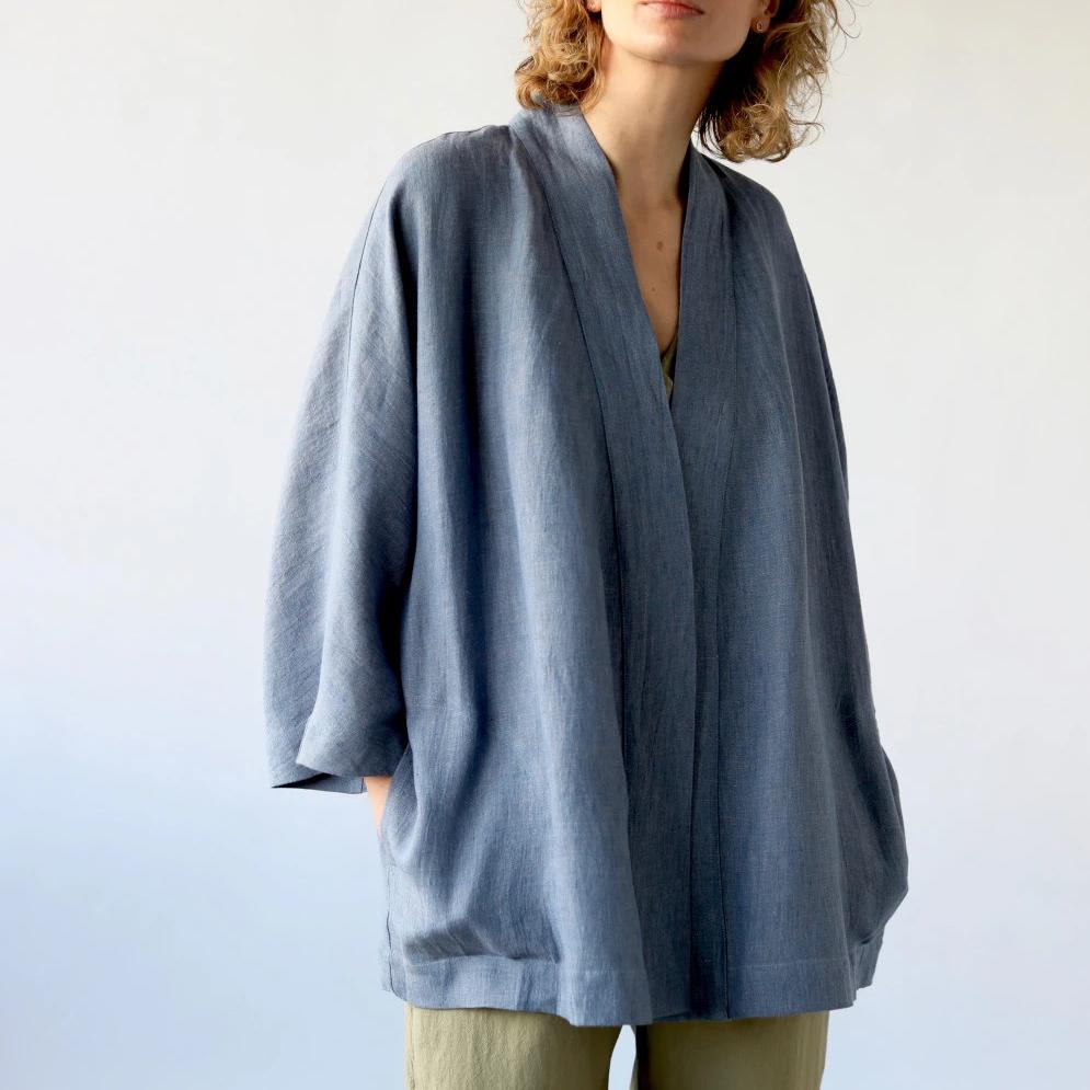 Linen Kimono Jacket – The Gathershop